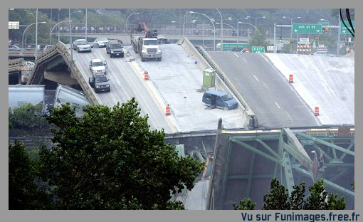 funimages image photo insolite nature climat pont cassé catastrophe